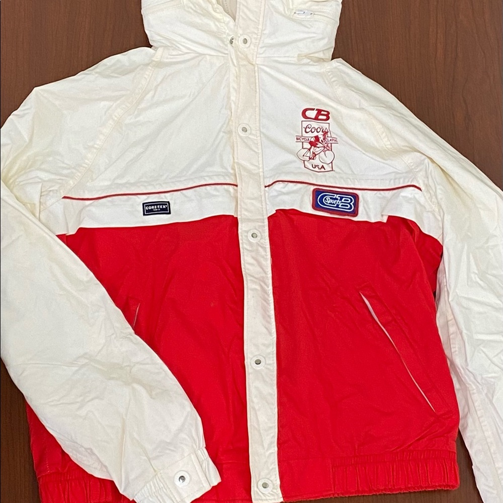 Coors Classic Bicycle Race Windbreaker (White/Red)